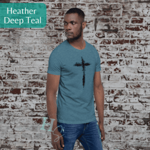 grunge cross graphic tee cross shirt christian gift t-shirt grunge cross gift Christian shirt honeypegs graphic artist grunge cross religious cool graphic tee