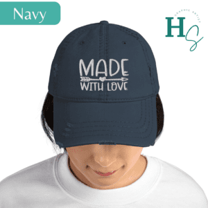 Made With Love Distressed Hat
