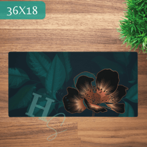 Copper Flower Gaming Mouse Pad