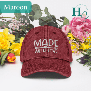 Vintage Made With Love Cotton Twill Cap