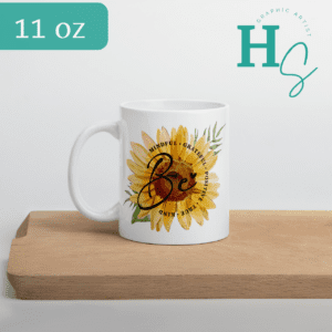 Be Grateful Sunflower Mug
