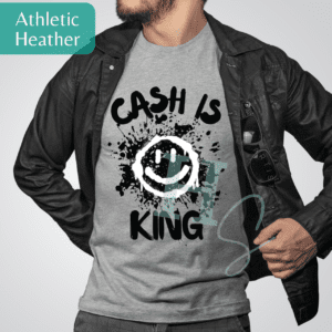 Cash Is King Smiley Graphic Tee