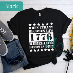 Block Rebellion Becomes Duty Graphic Tee