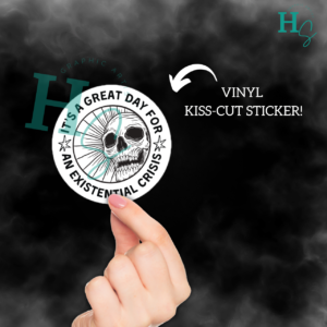 Existential Crisis Kiss-cut Sticker