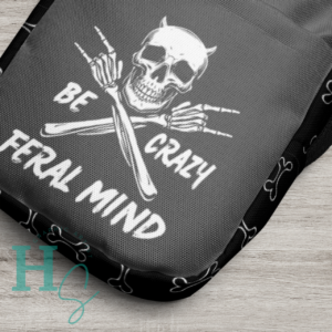 Feral Mind Skeleton Utility Crossbody Bag