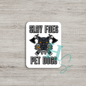 slay foes pet dogs ,agnet honeypegs graphic artist store magnet slay foes pet dogs badass magnet skulls bones magnet badass dog magnet dog lover honeypegs merch ecommerce site magnets apparels printing magnet printing made in usa shipped in usa american mall business small artist made in usa stickers shipped in usa custom stickers printing glowing eyes dog grunge style sticker emo punk rock sticker