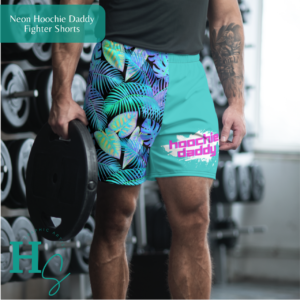 Neon Hoochie Daddy Unisex Fighter Shorts
