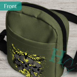 acid skull honeypegs online store crossblody bag custom bags custom apparel clothing store bgrunge style badass apparel honeypegs shipped in usa made in usa apparel acid spit splatter paint splatter crossbody bag phnk aesthetic goth crossbody bag black and yellow and green splatter grafitti crossbody bag skull lover small artist small business online store