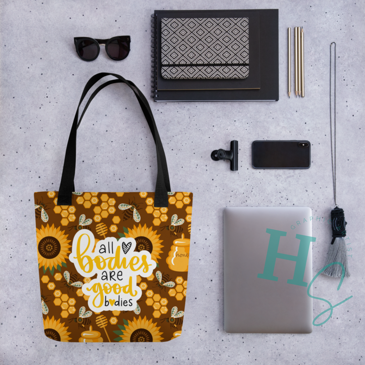 All Bee Bodies Tote bag – Honeypegs
