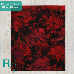 dragon splatter blood blanket throw blanket dragon lovers throw blanket roaring dragon teeth bloody blanket decor honeypegs online store dragon lover gift blood splatter blanket dragon head scales blanket home decor throw blanket dragon's den blanket shipped in the usa made in the us cool blanket gift punk gift gothic gore blanket horror blanket dragon bloody artistic blanket dragon teeth blanket fire-breathing dragon blanket red and black goth blanket goth dragon merch gift dragon's lair blanket spiky dragons blanket sublimation blanket red and black blood splatter blanket adult blanket dragon lover adult blanket