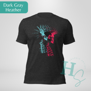 Whacked Punk Skeleton Unisex Tee