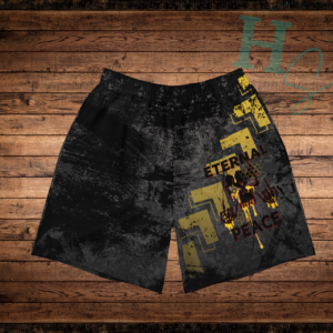 Eternal Peace Honey Skull Unisex Fighter shorts