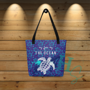 As Free As The Ocean Tote bag
