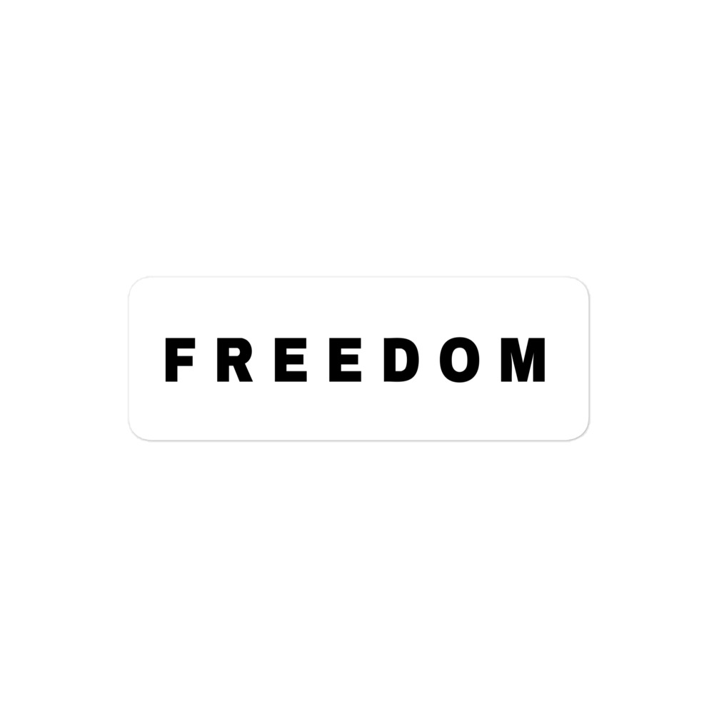 Freedom Sticker Freedom Fighter Sticker (Clean) – Honeypegs
