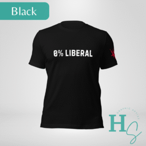 0% Liberal Jingo Unisex Adult Tee